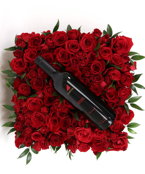 Bed of Red Roses XL - Justin Cabernet (15x15)