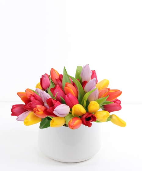 Gorgeous Tulip Bouquet, Locally Sourced Tulips, Tulip Arrangement