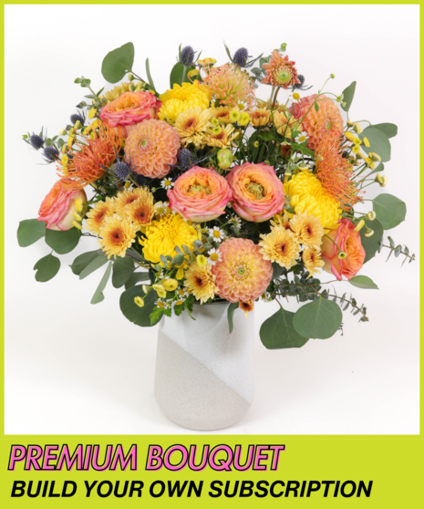 Premium Bouquet <br> BUILD YOUR OWN SUBSCRIPTION - 35-45 stems / 10Hx5W ceramic vase