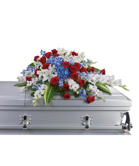 Distinguished Service Casket Spray