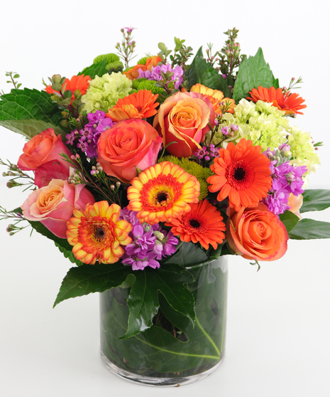Roses, carnations, wild, lilies