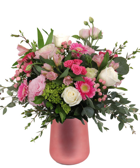 Feeling Peachy Floral Bouquet, Garden Roses, Hydrangea