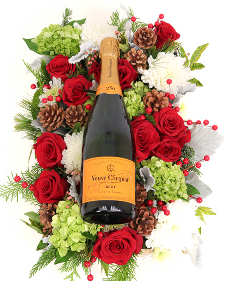 Christmas Cheers - Veuve Clicquot (9x15)
