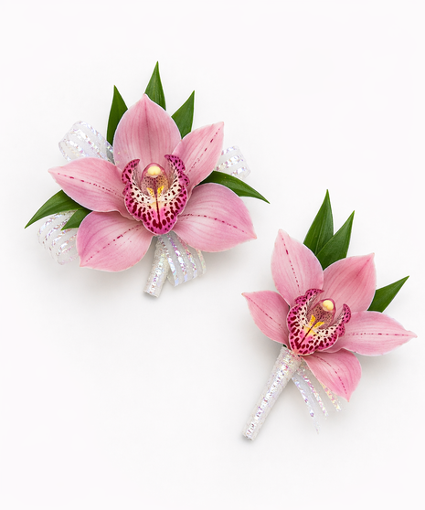 Pink Cymbidium Orchid Wearables