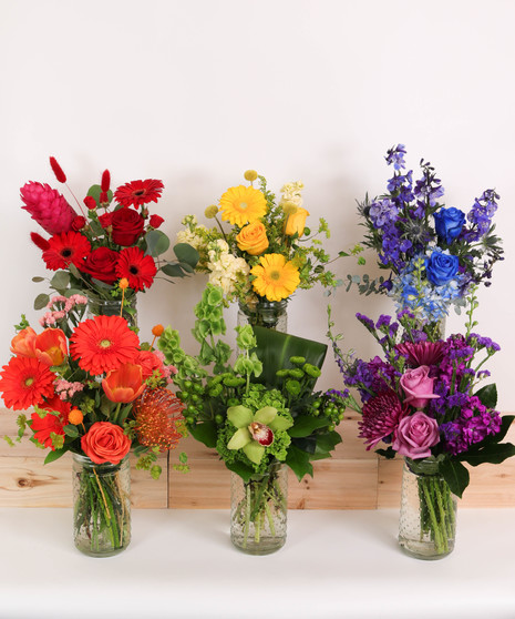 MONOCHROMATIC SET OF SIX ARRANGEMENTS