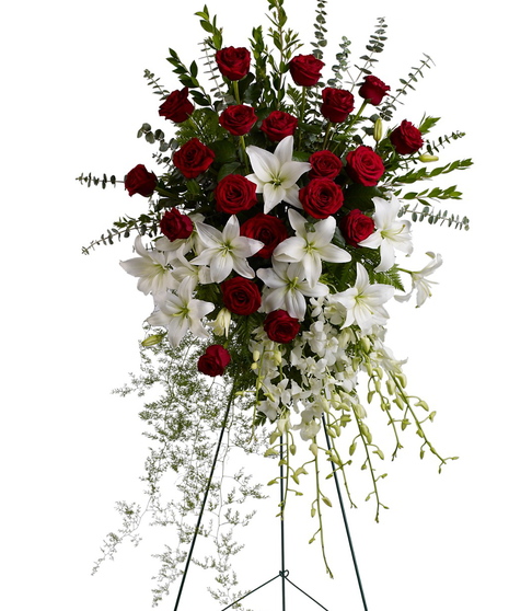Lily and Rose Spray