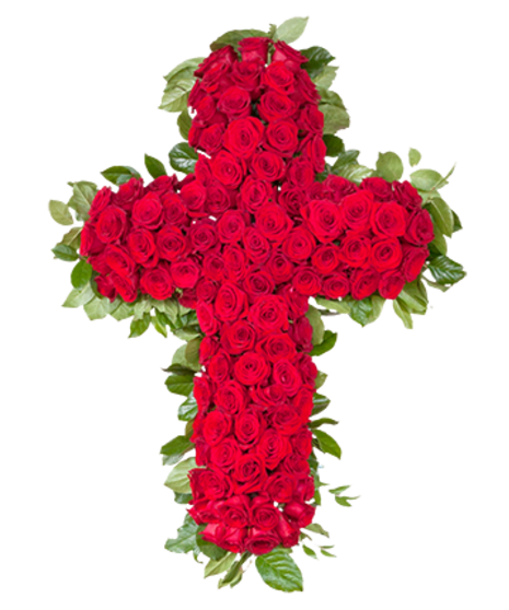 Sympathy Standing Cross Spray, Florist San Diego