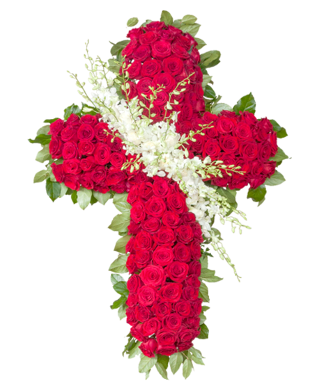 Allen's Tranquility Cross With Orchids
