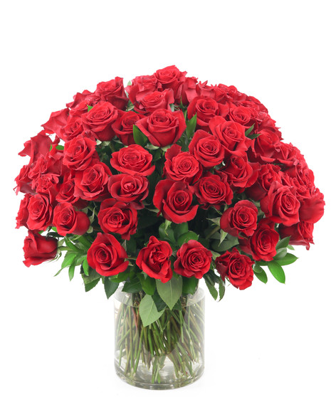 Wow! 100 Red Roses